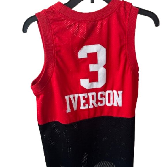 💯 Allen Iverson Retro Two-Toned 76ers Jersey - Picture 1 of 3